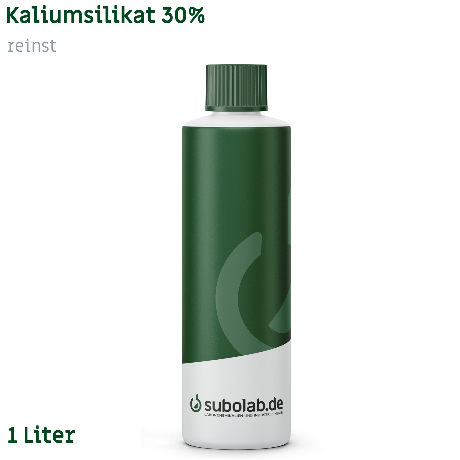 Bild von Kaliumsilikat 30% reinst 
Kaliwasserglas (1 Liter)