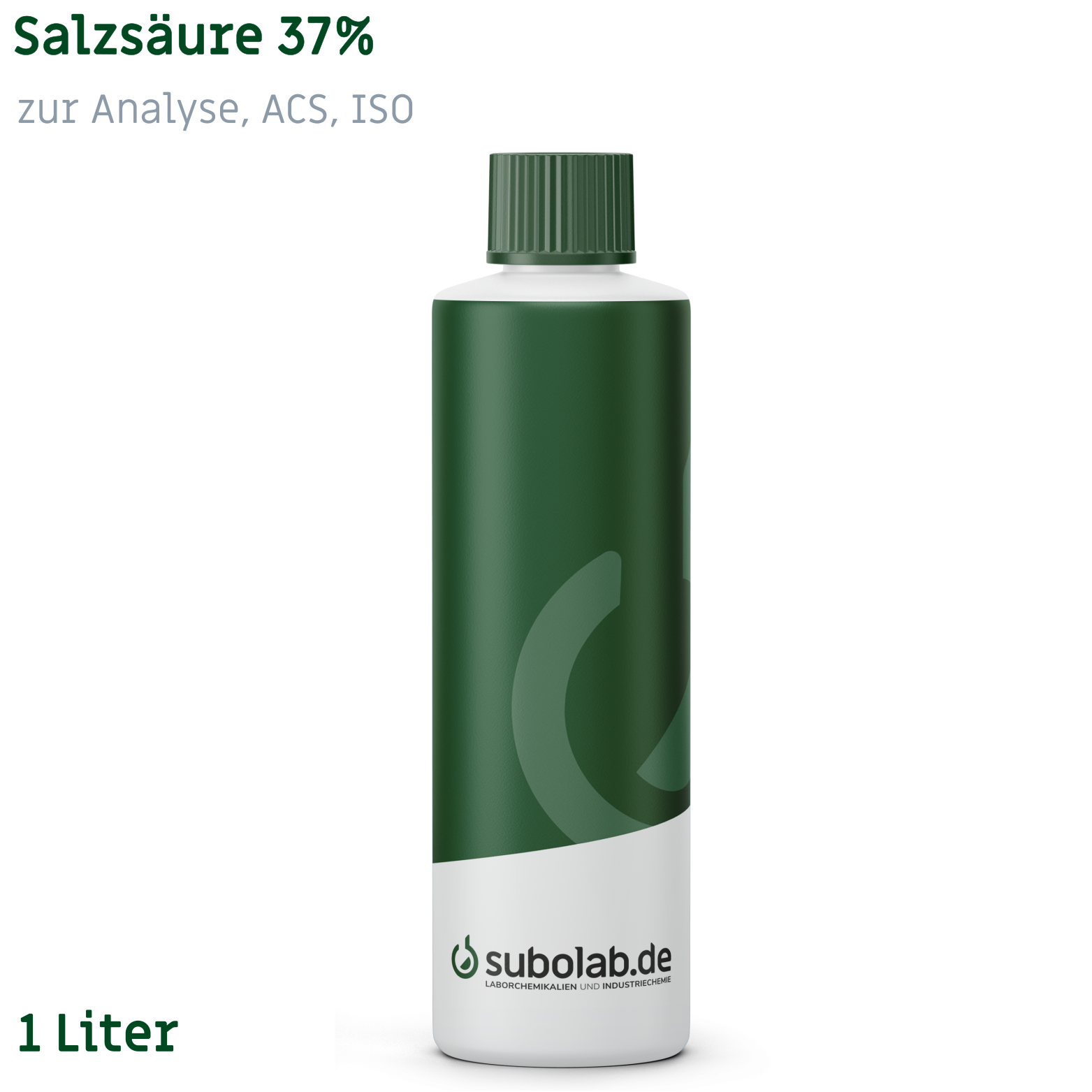 Bild von Salzsäure 37% zur Analyse, ACS, ISO (1 Liter)