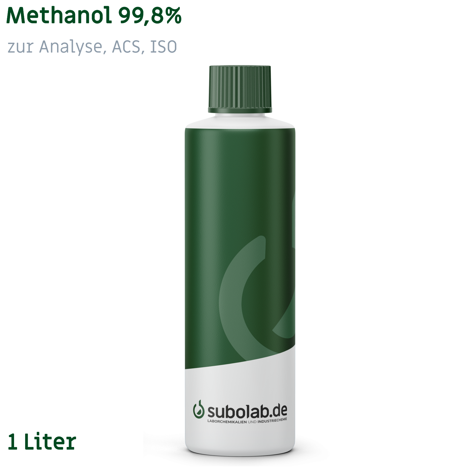 Bild von Methanol 99,8% zur Analyse, ACS, ISO (1 Liter)