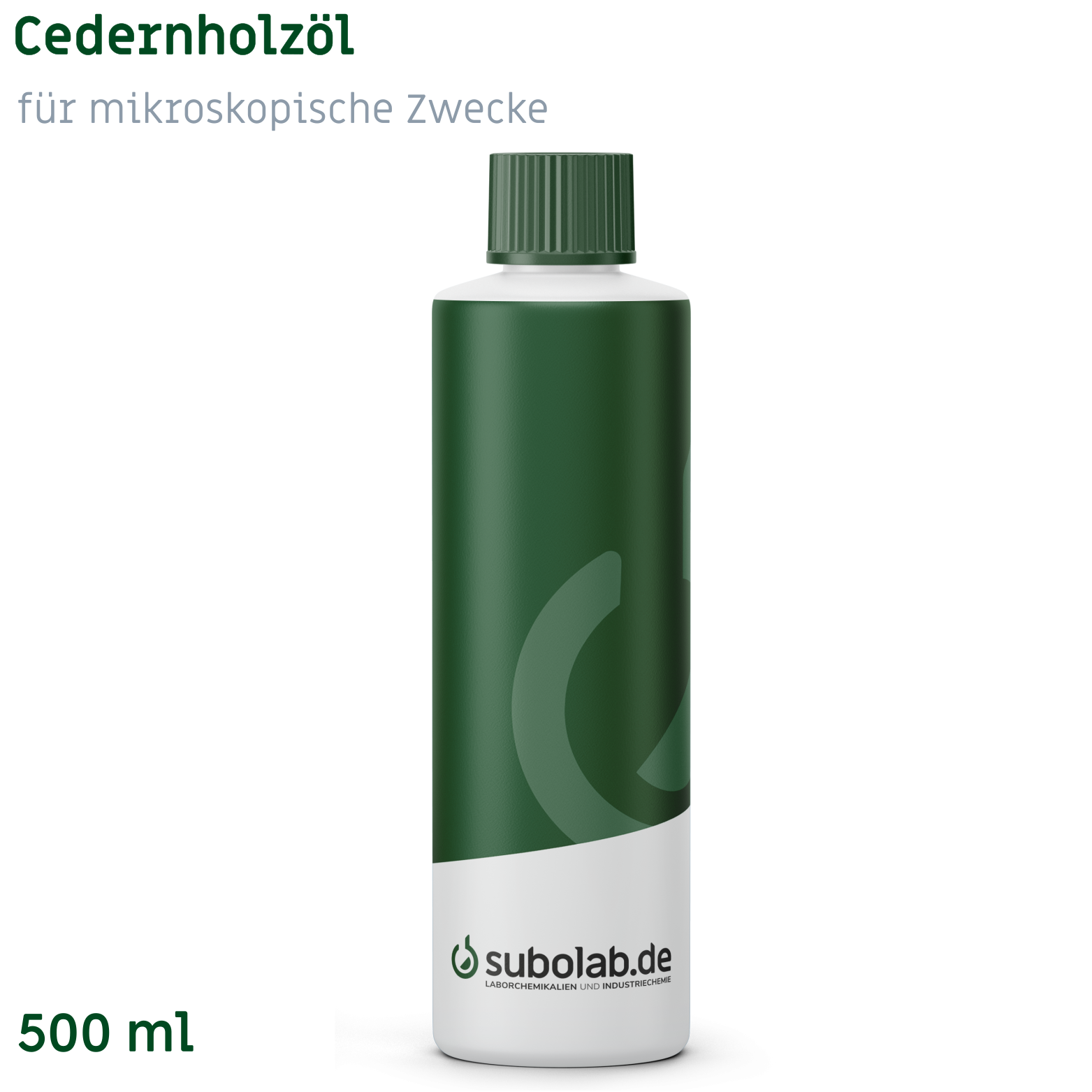 Bild von Cedernholzöl für mikroskopische Zwecke (500 ml)