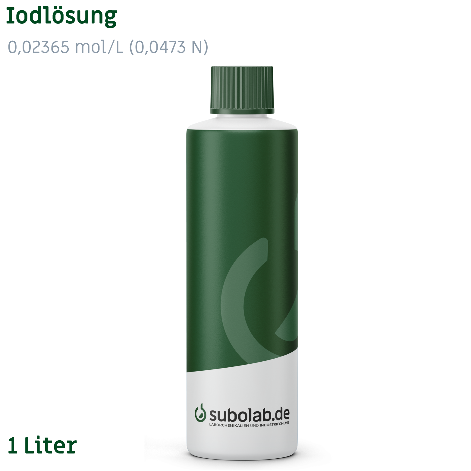 Bild von Iodlösung 0,02365 mol/L (0,0473 N) (1 Liter)