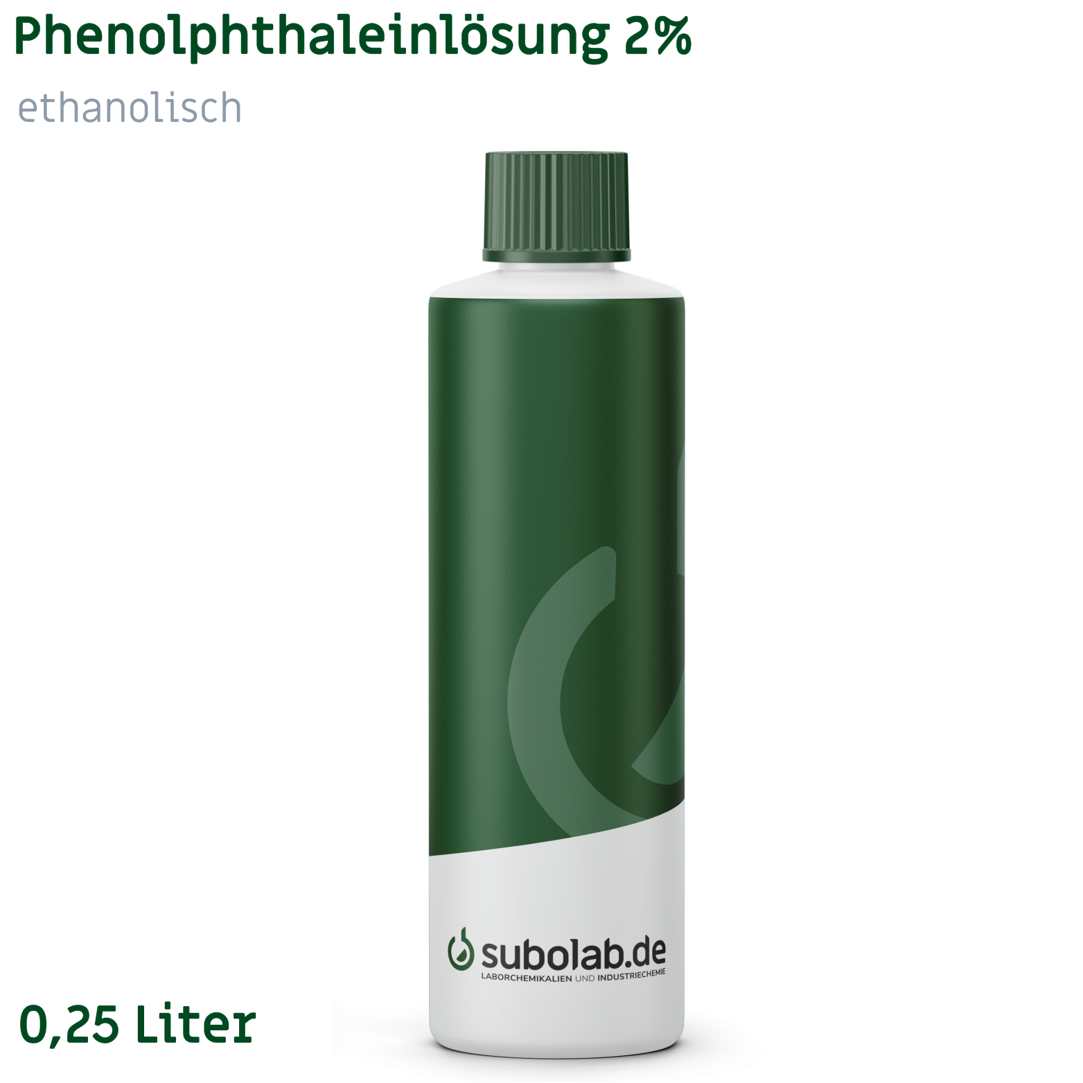 Bild von Phenolphthaleinlösung 2% ethanolisch (0,25 Liter)