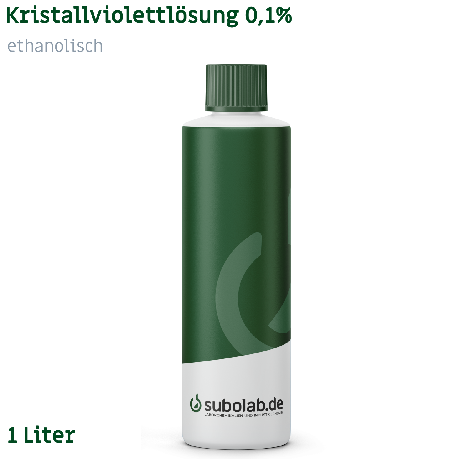 Bild von Kristallviolettlösung 0,1% ethanolisch (1 Liter)