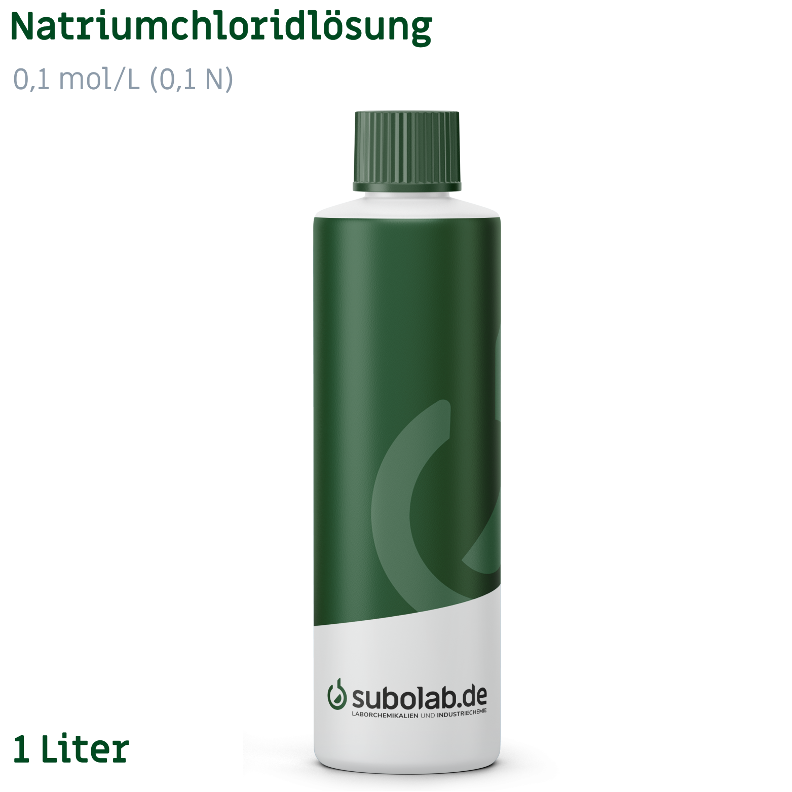 Bild von Natriumchloridlösung 0,1 mol/L (0,1 N) (1 Liter)