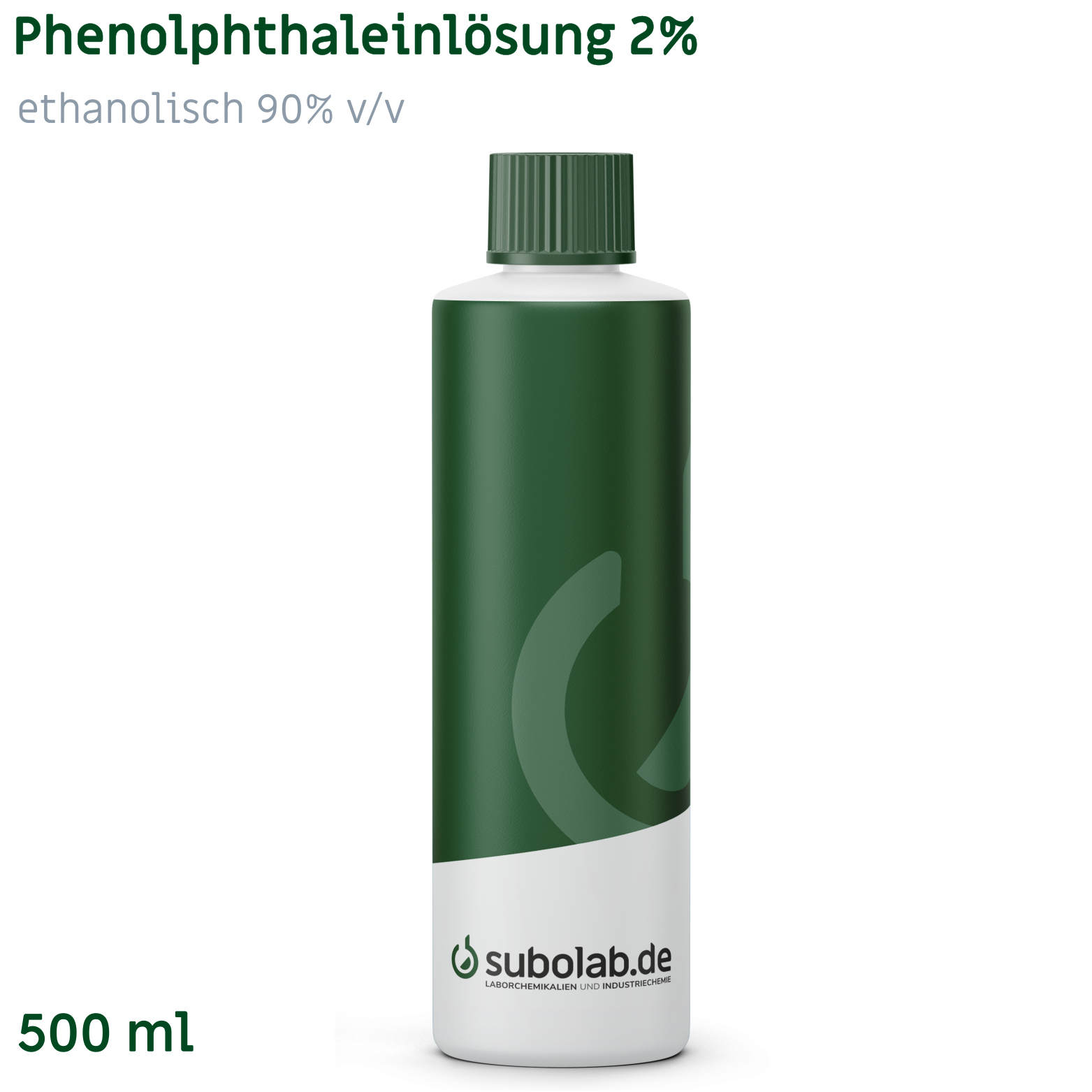 Bild von Phenolphthaleinlösung 2% ethanolisch 90% v/v (500 ml)