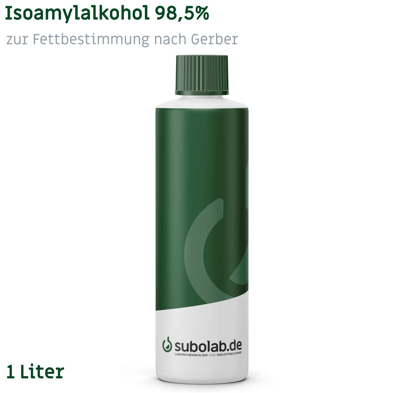 Bild von Isoamylalkohol 98,5% zur Fettbestimmung nach Gerber (1 Liter)