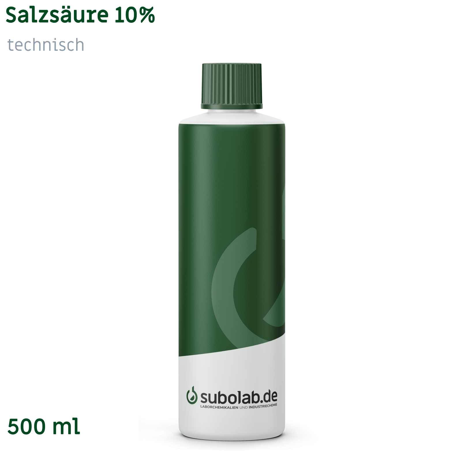 Bild von Salzsäure 10% technisch (500 ml)