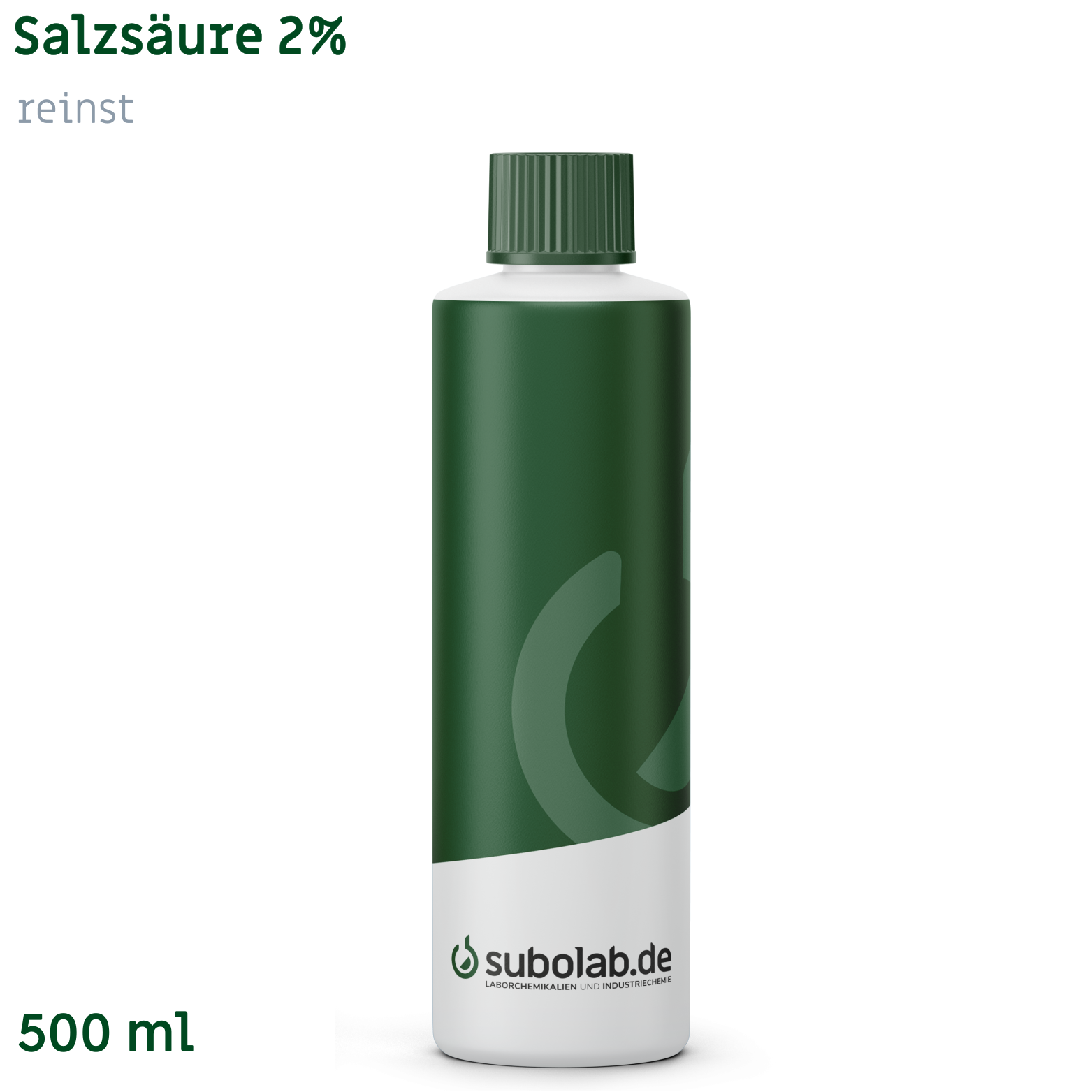 Bild von Salzsäure 2% reinst (500 ml)