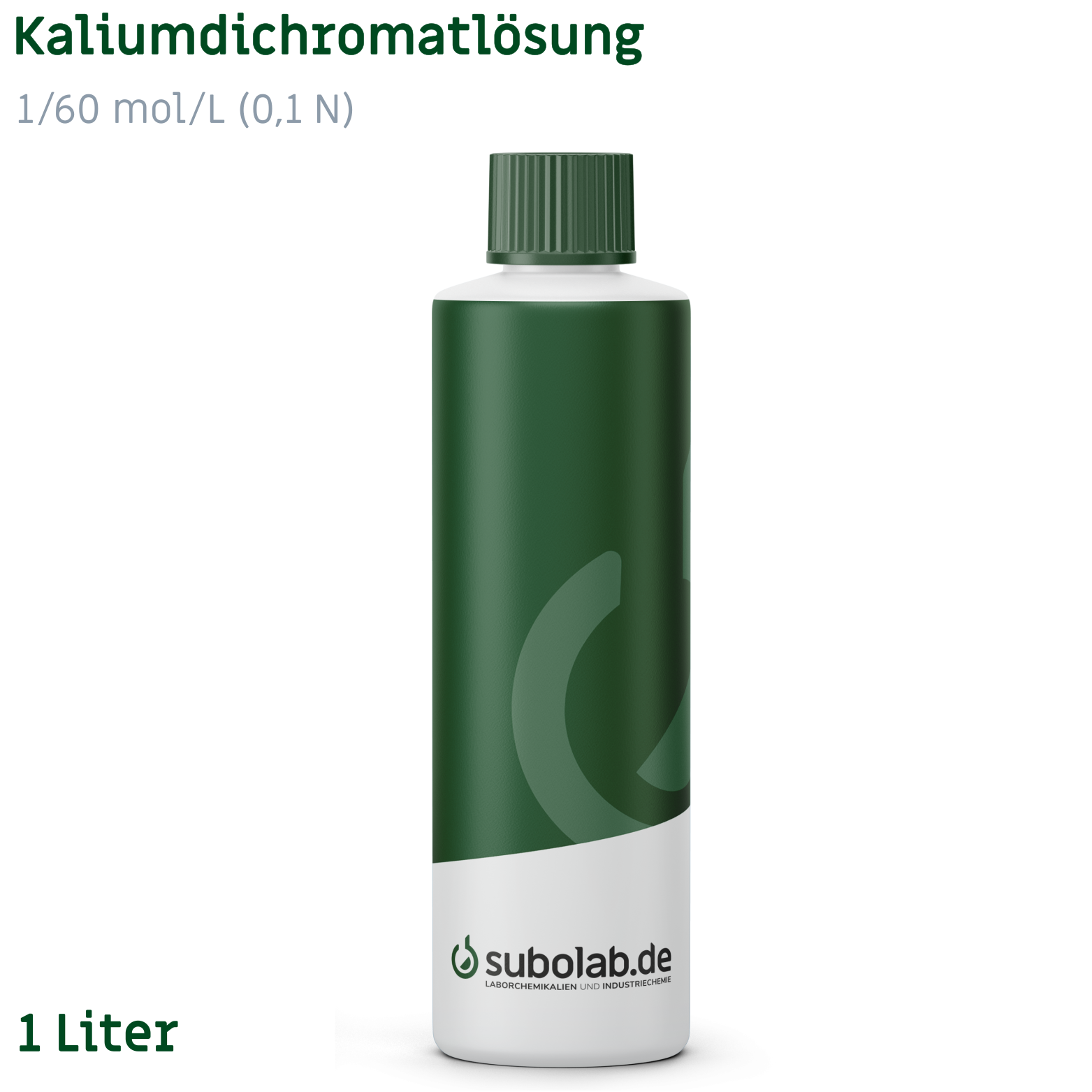 Bild von Kaliumdichromatlösung 1/60 mol/L (0,1 N) (1 Liter)