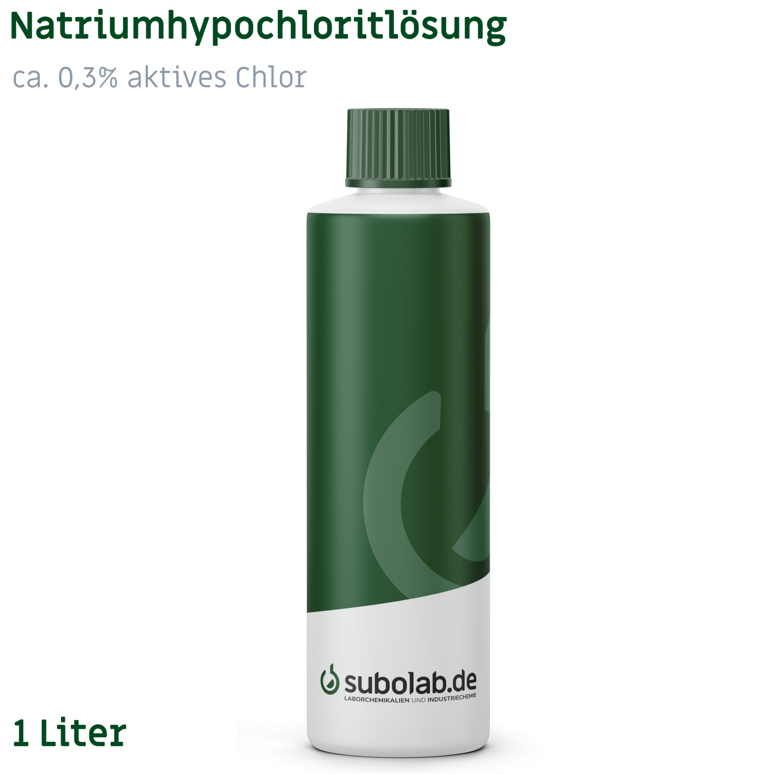 Bild von Natriumhypochloritlösung ca. 0,3% aktives Chlor (1 Liter)