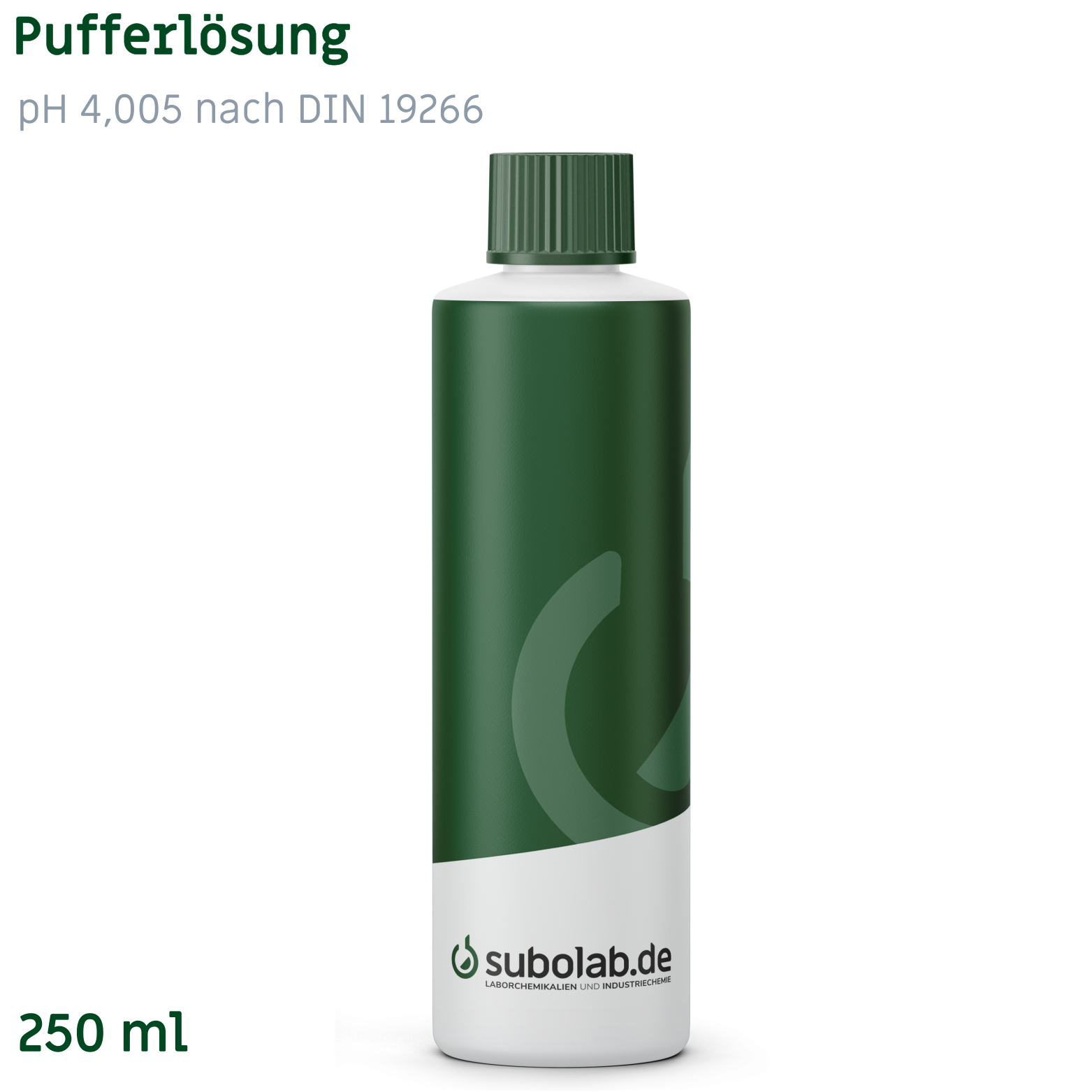 Bild von Pufferlösung pH 4,005 nach DIN 19266 / 25°C / stabilisiert (250 ml)