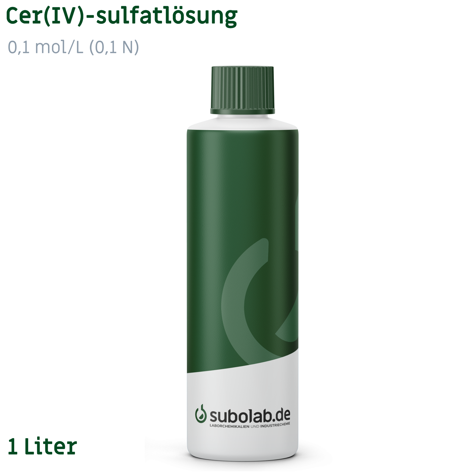 Bild von Cer(IV)-sulfatlösung 0,1 mol/L (0,1 N) (1 Liter)