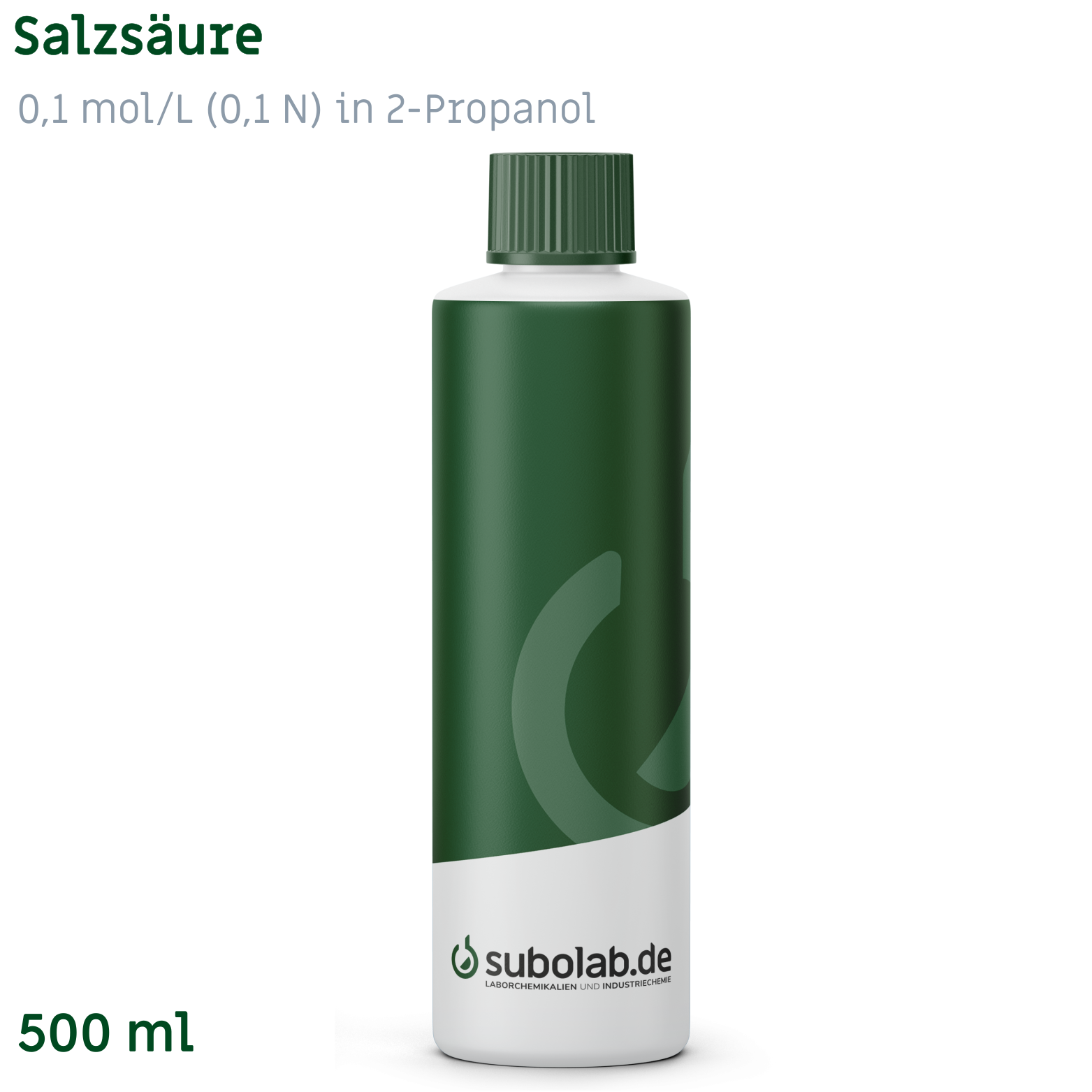 Bild von Salzsäure 0,1 mol/L (0,1 N) in 2-Propanol (500 ml)