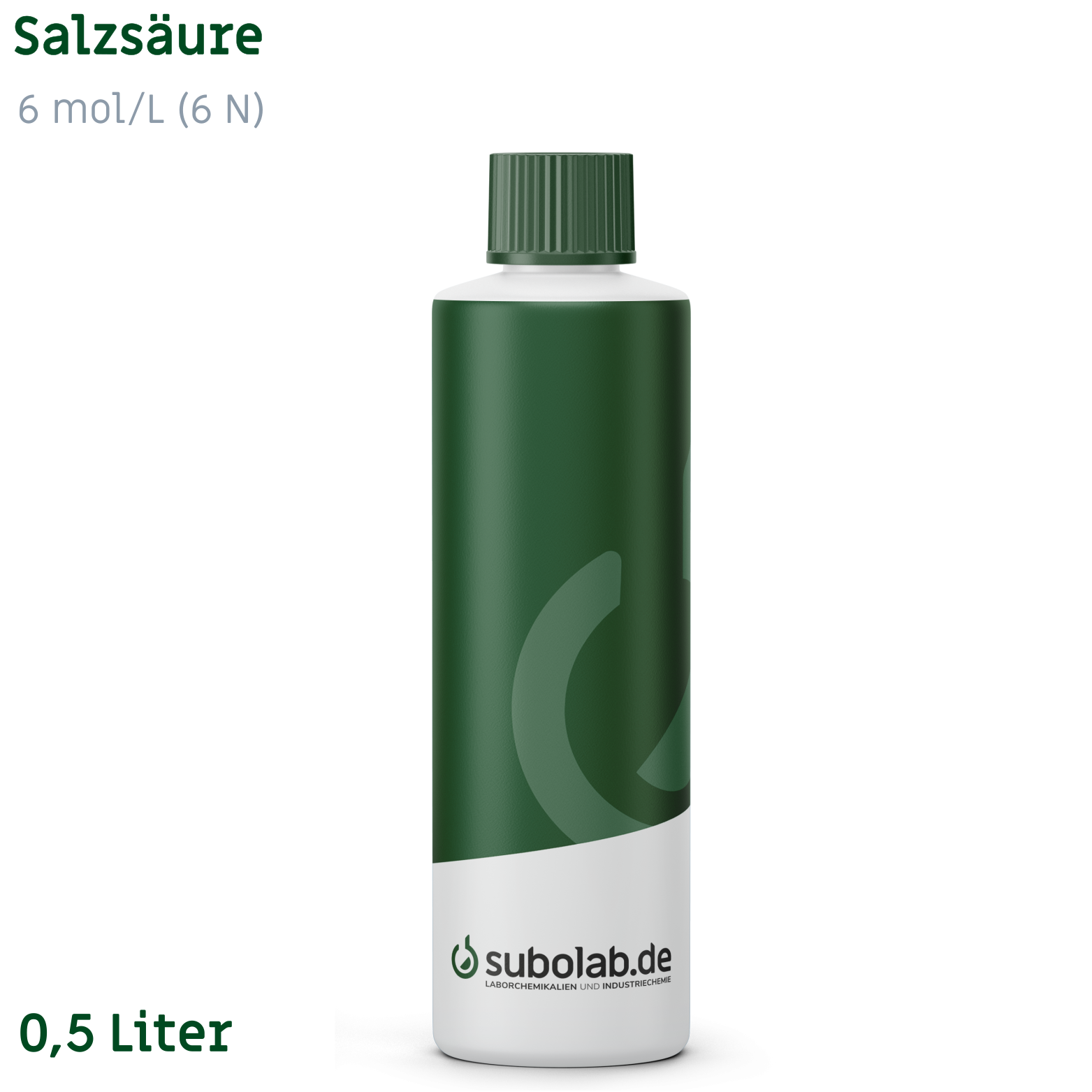 Bild von Salzsäure 6 mol/L (6 N) (0,5 Liter)