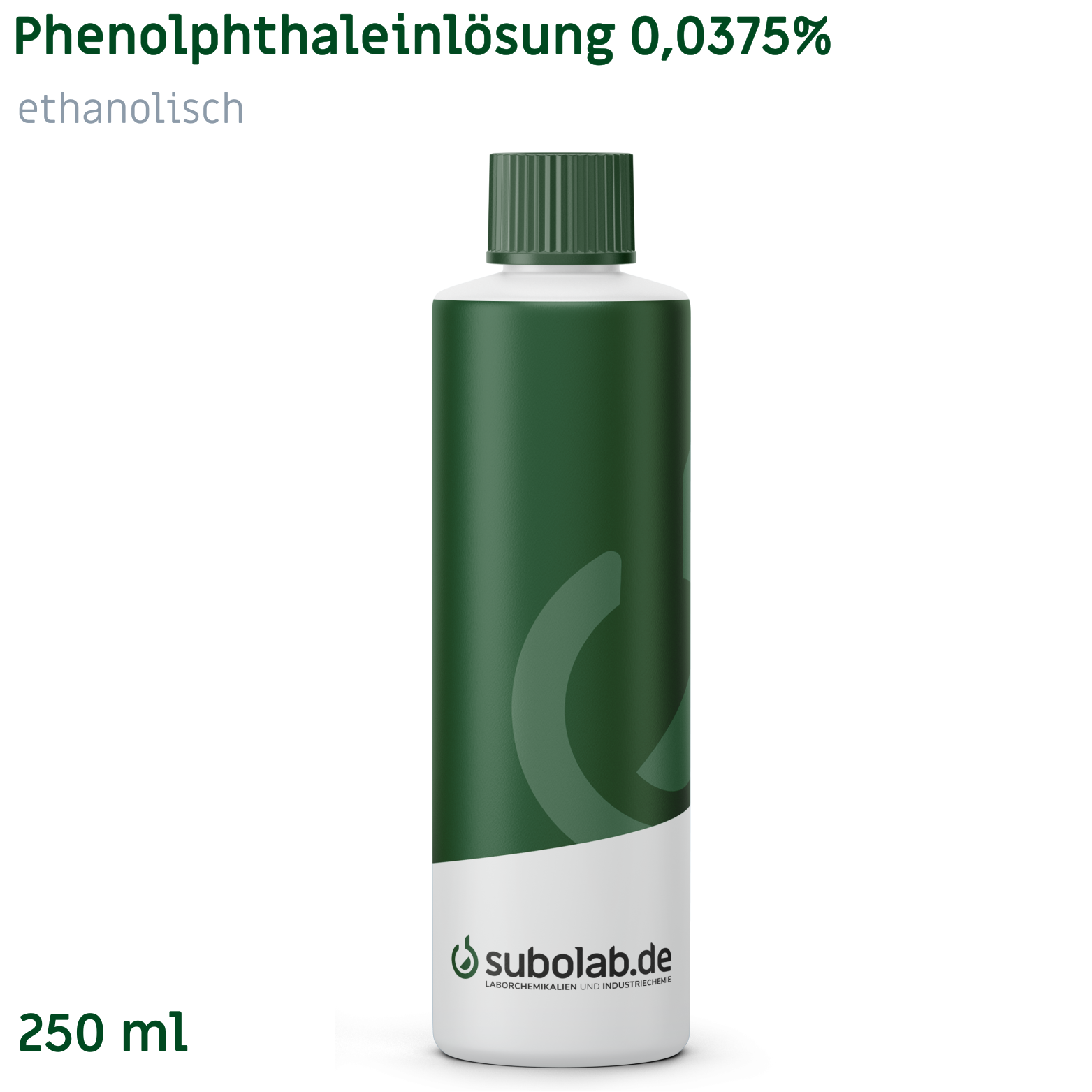 Bild von Phenolphthaleinlösung 0,0375% ethanolisch (250 ml)