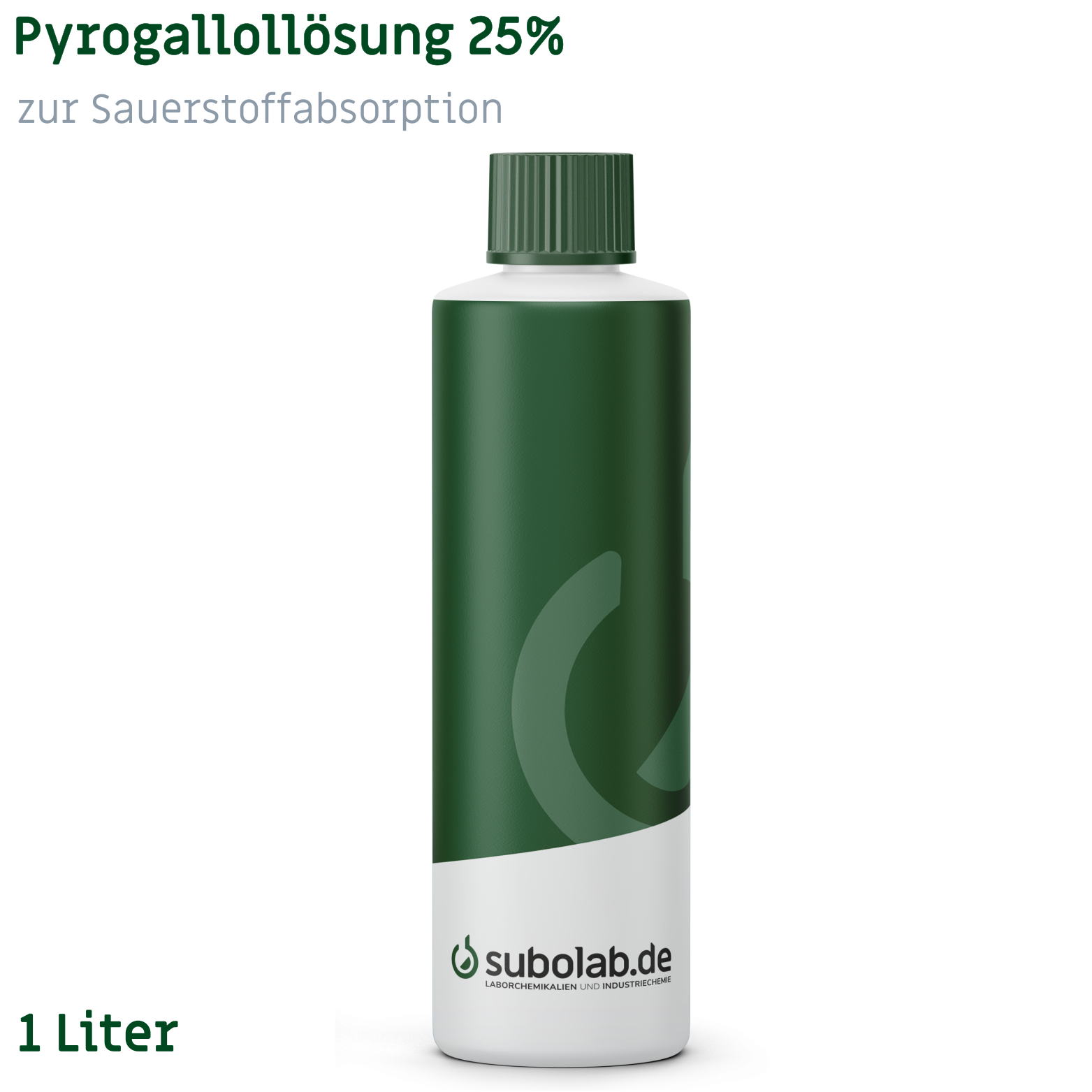 Bild von Pyrogallollösung 25% zur Sauerstoffabsorption (1 Liter)