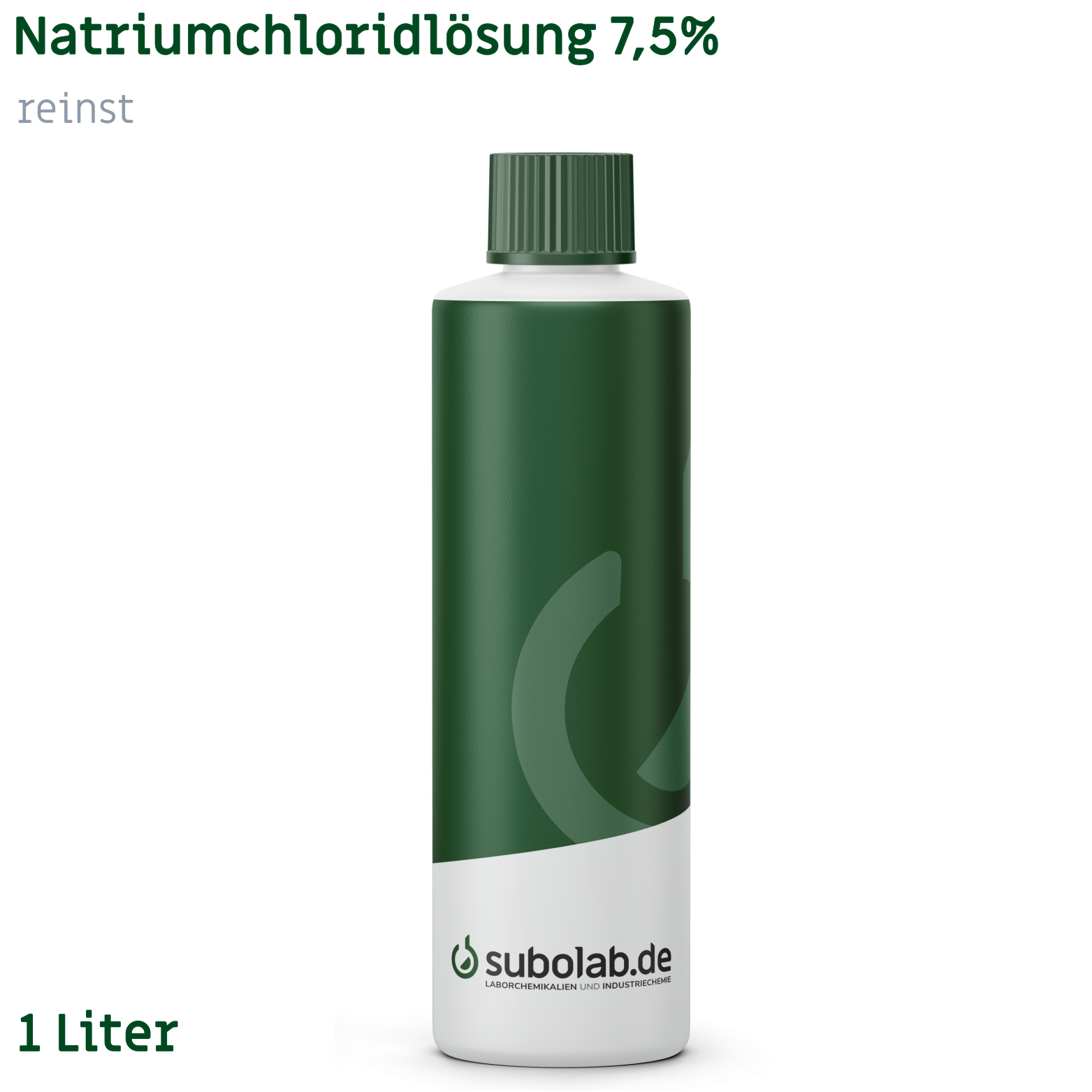 Bild von Natriumchloridlösung 7,5% reinst (1 Liter)
