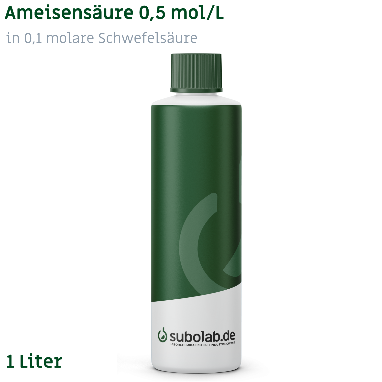 Bild von Ameisensäure 0,5 mol/L in 0,1 molare Schwefelsäure (1 Liter)