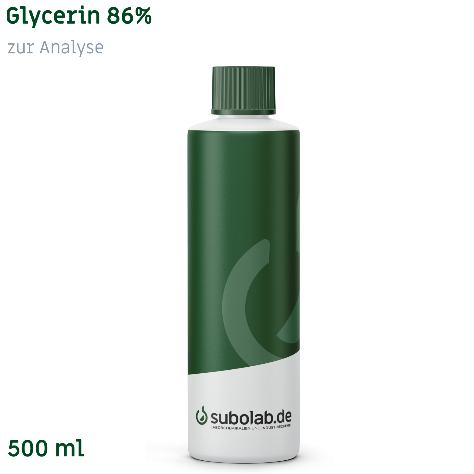 Bild von Glycerin 86% zur Analyse (500 ml)