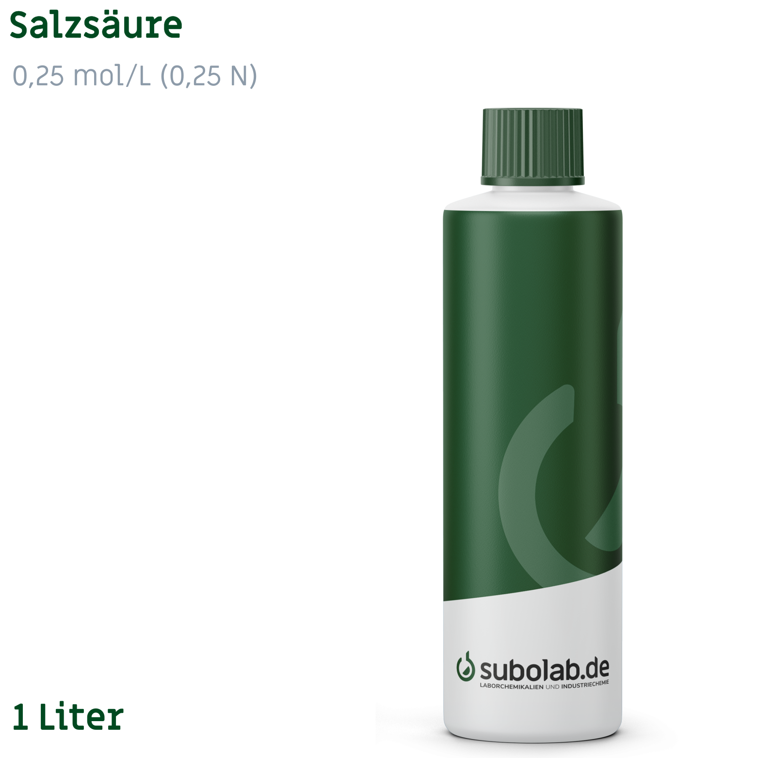 Bild von Salzsäure 0,25 mol/L (0,25 N) (1 Liter)