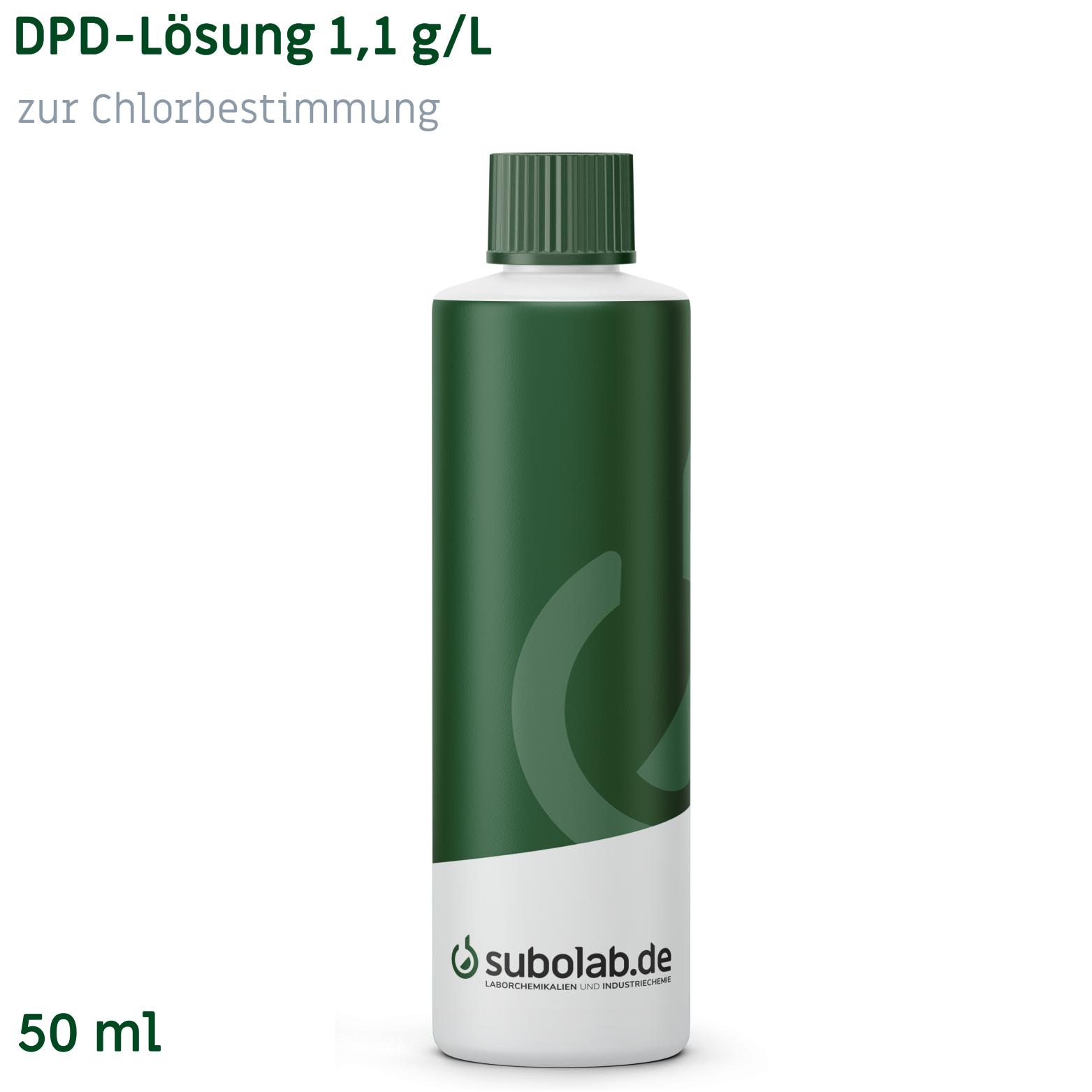 Bild von DPD-Lösung 1,1 g/L zur Chlorbestimmung (DEV G4)  (Kühl und dunkel lagern !!!) (50 ml)
