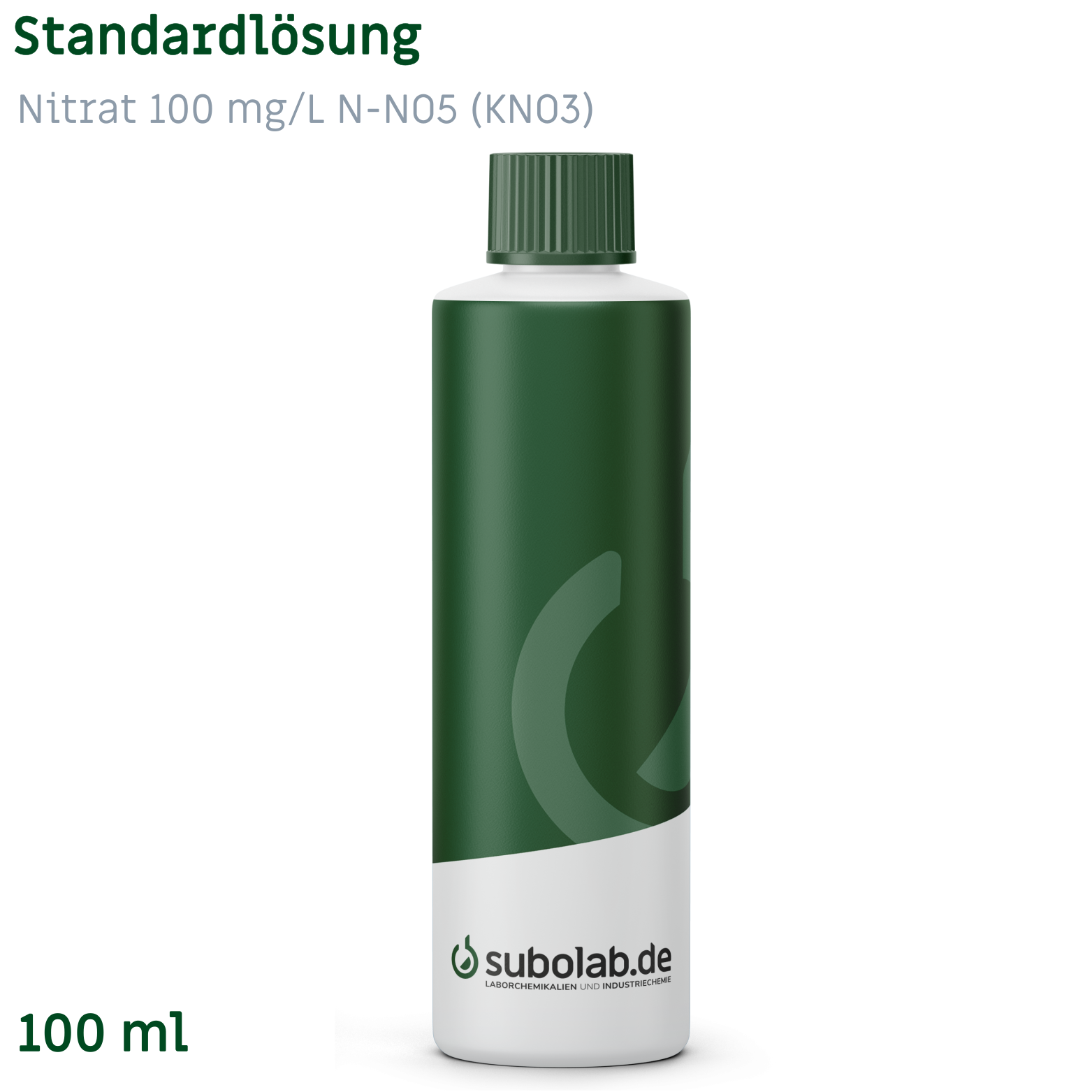 Bild von Standardlösung Nitrat 100 mg/L NO3 (KNO3) (100 ml)