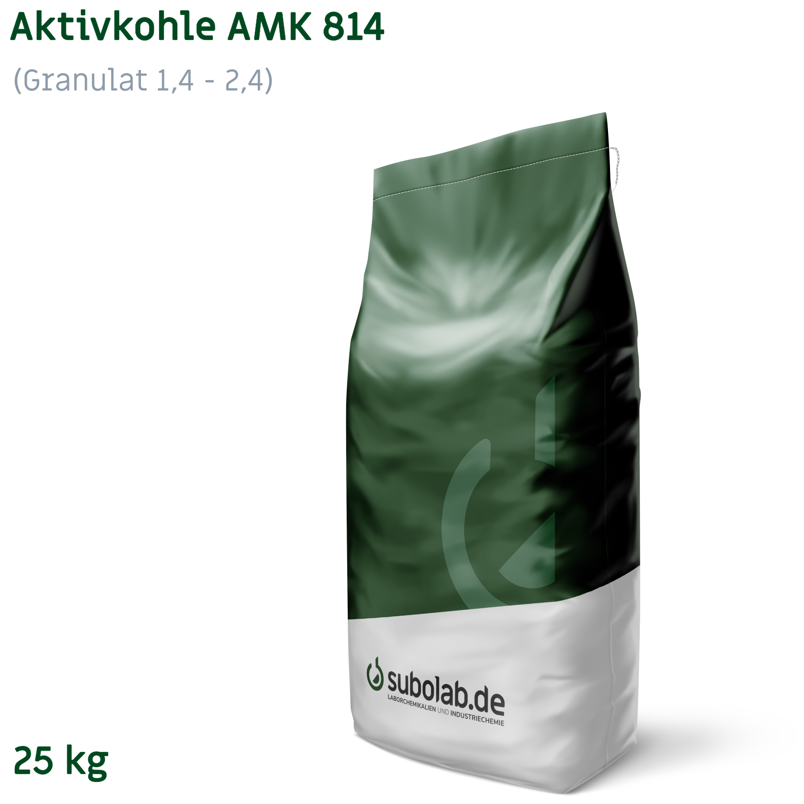 Bild von Aktivkohle AMK 814 (Granulat 1,4 - 2,4) (25 kg)