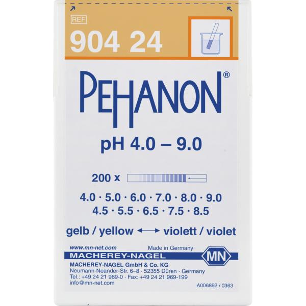 Bild von Indikatorpapier PEHANON , pH 4,0 bis 9,0, Dose m, 200 Streifen 11x100mm PH - Papier