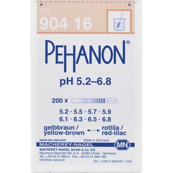 Bild von Indikatorpapier PEHANON , pH 5,2 bis 6,8, Dose m, 200 Streifen 11x100mm PH - Papier